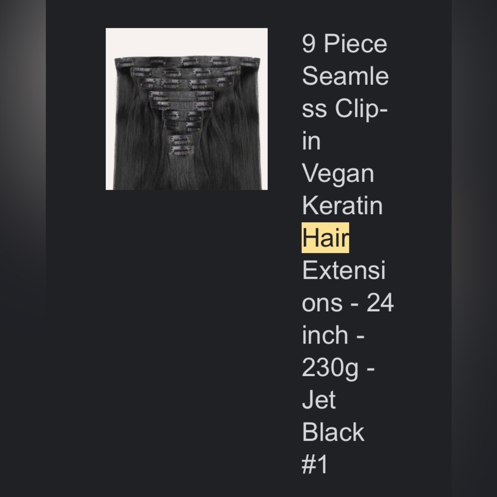 Zala 24inch Keratin Pro hair extensions 230 G